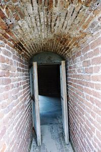 Close-up of wooden door