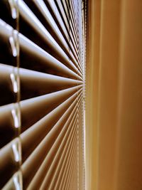 Close up of blinds