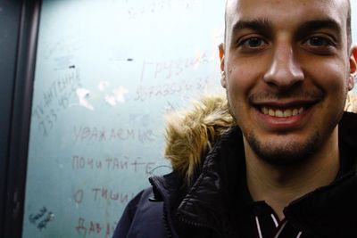 Portrait of a smiling young man