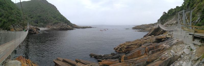 Panoramic view of sea against sky
