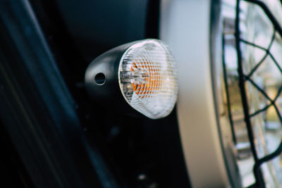 Close-up of vintage car