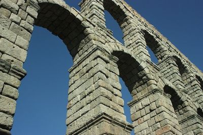 Low angle view of historical building