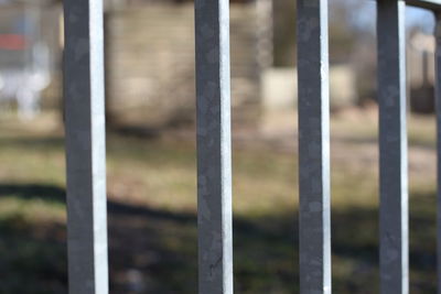 Full frame shot of metal fence