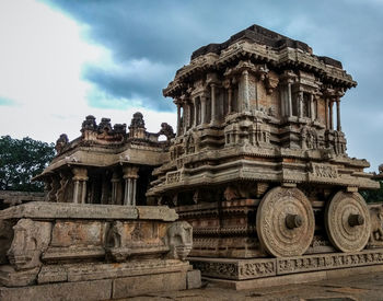 Low angle view of a temple