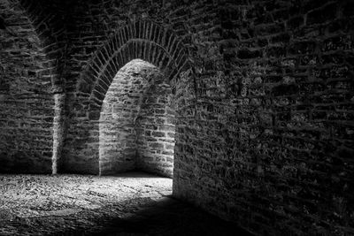 Stone wall of old building