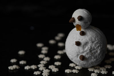 Low angle view of illuminated lamp post
