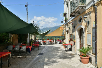 A street of sant'agata dè goti, a village in campania region.