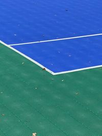 High angle view of swimming pool