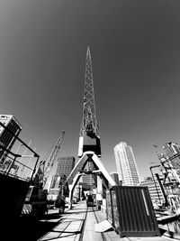 Low angle view of buildings against sky