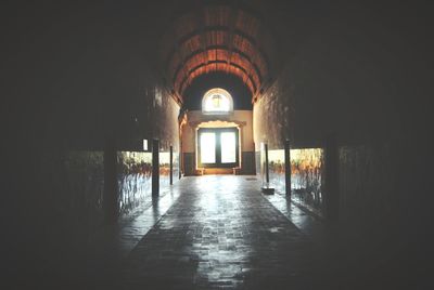 Corridor of building