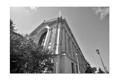 Low angle view of historical building against sky