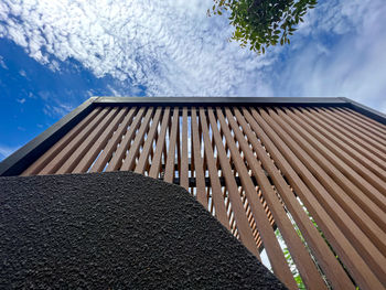 Low angle view of building against sky