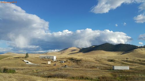 Panoramic view of landscape against sky