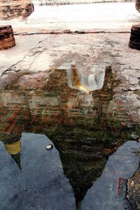 Close-up of weathered wall