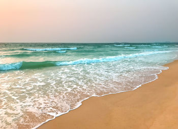 An evening stroll along the seashore