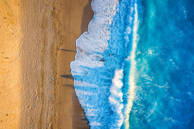 Scenic view of sea waves