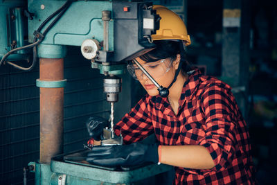 Man working in factory