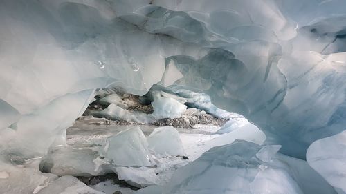 Snow covered glacier 