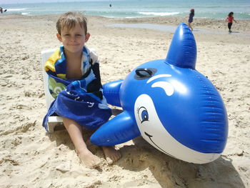 Boys on beach