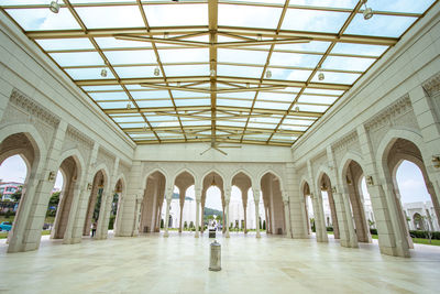 Low angle view of historic building