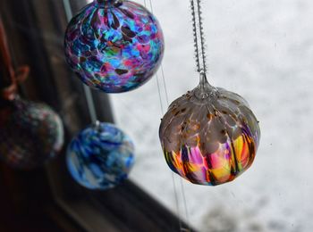 Close-up of multi colored balls