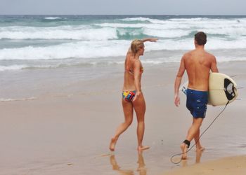 People on beach
