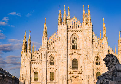 Low angle view of cathedral against sky