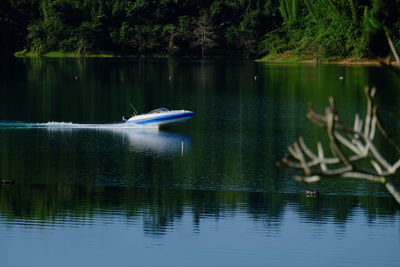 Scenic view of lake