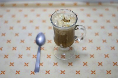 Close-up of drink on table