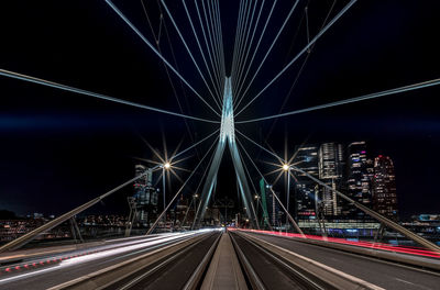 Erasmusbridge rotterdam close up