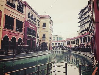 View of buildings in city against sky