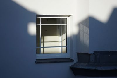 Close-up of window at home