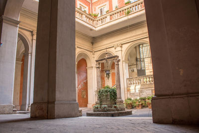 Corridor of historic building