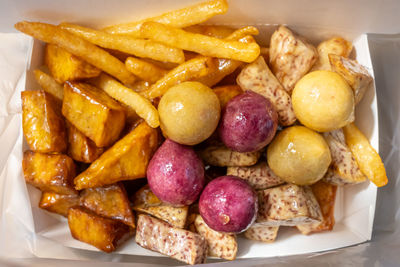 Close-up of food in plate