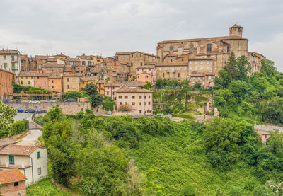 Buildings in a city