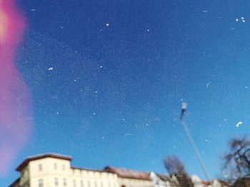 Close-up of star field against sky at night