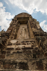 Low angle view of a temple