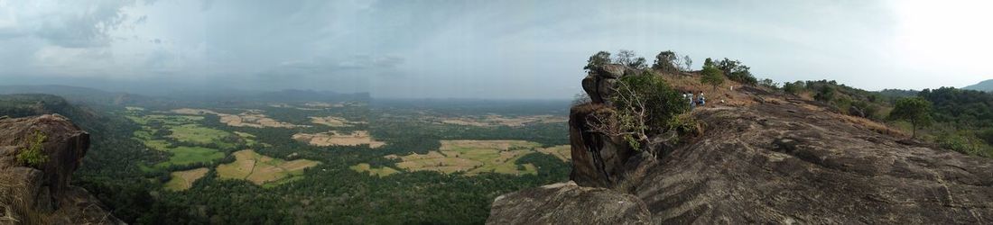 Panoramic view of landscape against sky