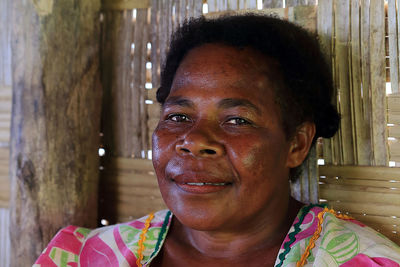 Adult woman in lonorore, vanuatu