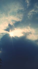 Low angle view of sky