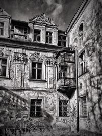 Old house against sky