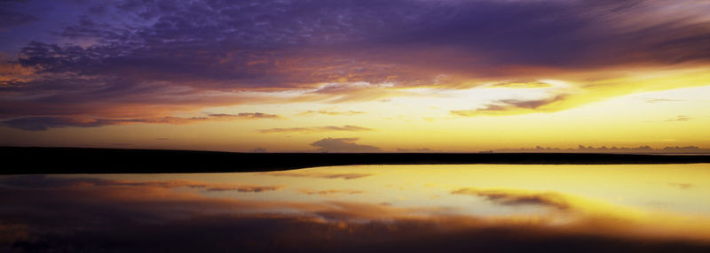 Scenic view of sunset sky