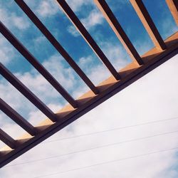 Low angle view of built structure against sky