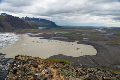 Scenic view of landscape against sky