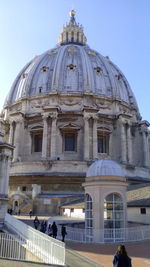 Low angle view of cathedral against clear sky