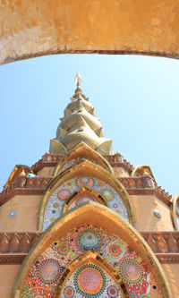 Low angle view of a temple