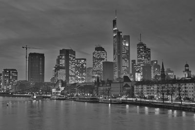 View of buildings at waterfront