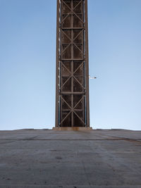 Low angle view of building against clear sky