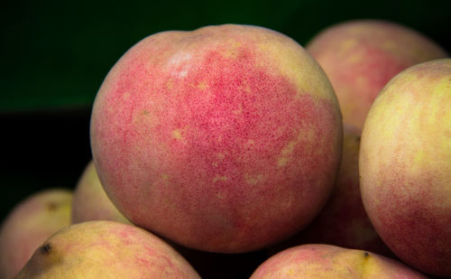 Close-up of apples in market