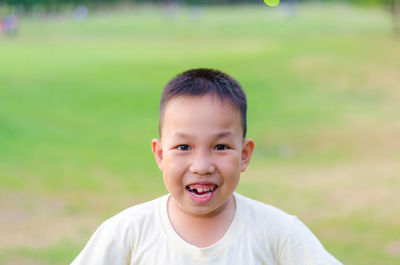 Portrait of cute boy